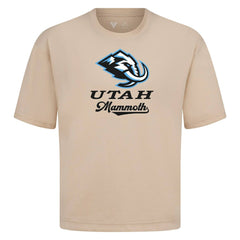 NHL Khaki Utah Mammoth Levelwear Team Surge Luxe Signature Knit T-Shirt