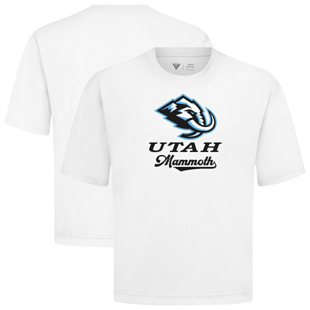 NHL White Utah Mammoth Levelwear Team Surge Luxe Signature Knit T-Shirt