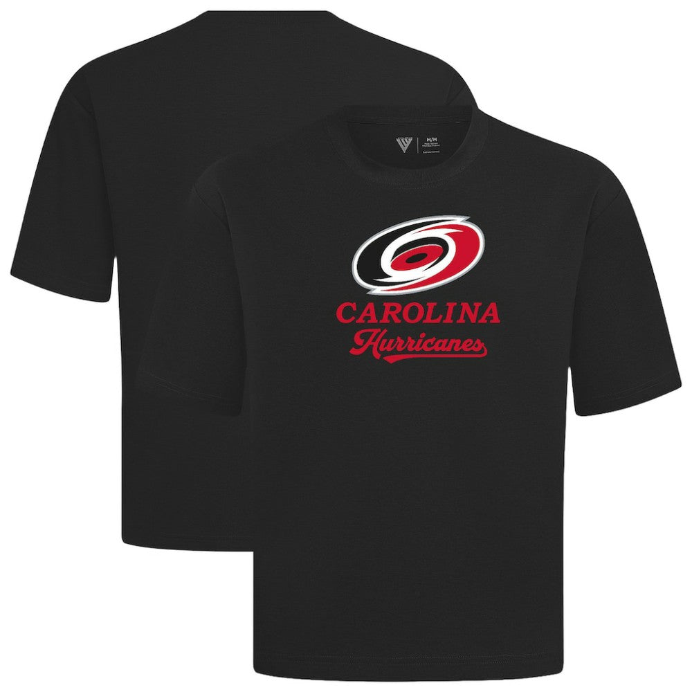 NHL Black Carolina Hurricanes Levelwear Team Surge Luxe Signature Knit T-Shirt