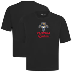 NHL Black Florida Panthers Levelwear Team Surge Luxe Signature Knit T-Shirt