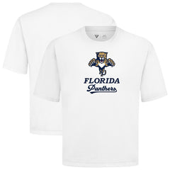 NHL White Florida Panthers Levelwear Team Surge Luxe Signature Knit T-Shirt