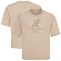 NHL Khaki New Jersey Devils Levelwear Shadow Surge Luxe Signature Knit T-Shirt