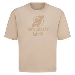 NHL Khaki New Jersey Devils Levelwear Shadow Surge Luxe Signature Knit T-Shirt