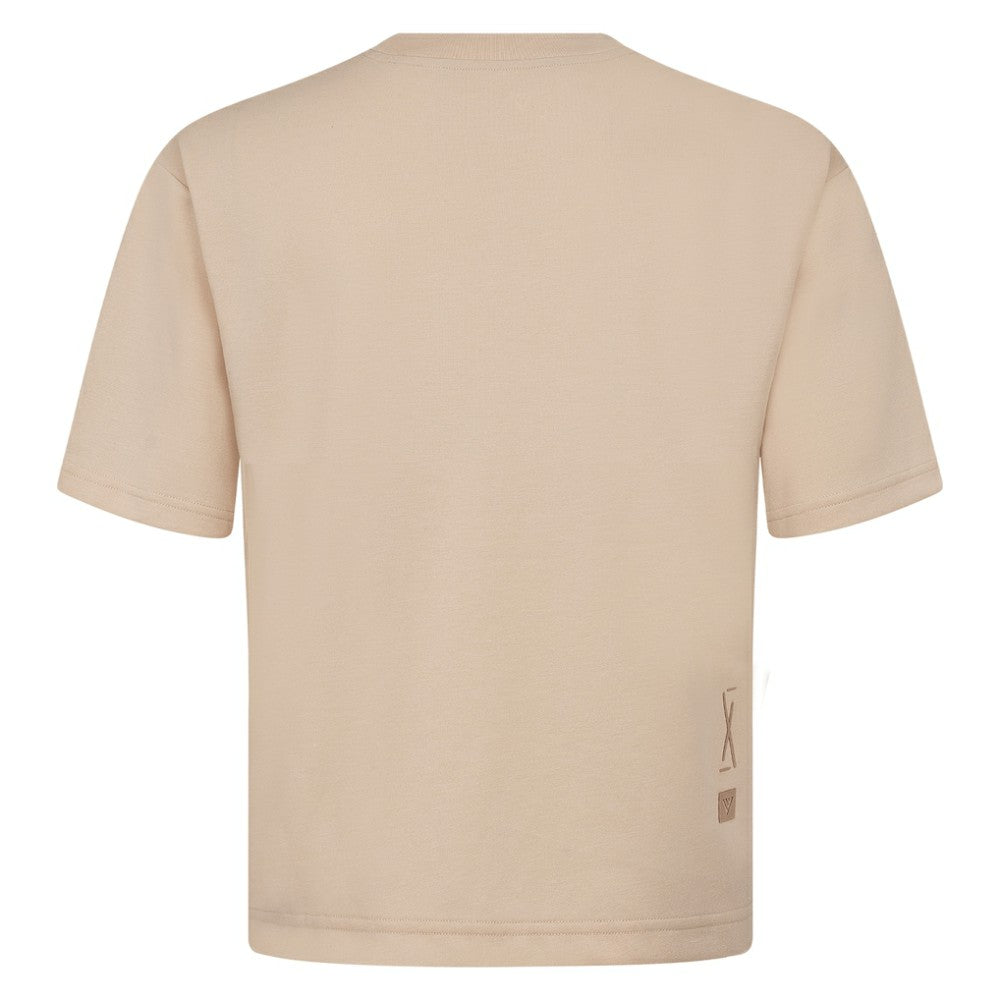 NHL Khaki New York Rangers Levelwear Shadow Surge Luxe Signature Knit T-Shirt