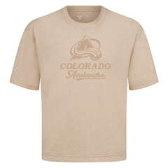 NHL Khaki Colorado Avalanche Levelwear Shadow Surge Luxe Signature Knit T-Shirt