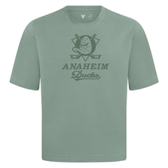 NHL Green Anaheim Ducks Levelwear Shadow Surge Luxe Signature Knit T-Shirt
