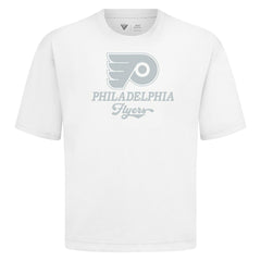 NHL White Philadelphia Flyers Levelwear Shadow Surge Luxe Signature Knit T-Shirt