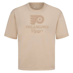 NHL Khaki Philadelphia Flyers Levelwear Shadow Surge Luxe Signature Knit T-Shirt