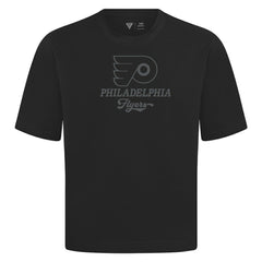 NHL Black Philadelphia Flyers Levelwear Shadow Surge Luxe Signature Knit T-Shirt