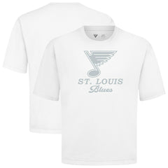 NHL White St. Louis Blues Levelwear Shadow Surge Luxe Signature Knit T-Shirt