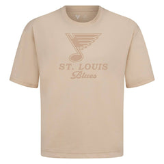NHL Khaki St. Louis Blues Levelwear Shadow Surge Luxe Signature Knit T-Shirt