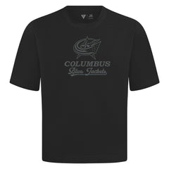 NHL Black Columbus Blue Jackets Levelwear Shadow Surge Luxe Signature Knit T-Shirt