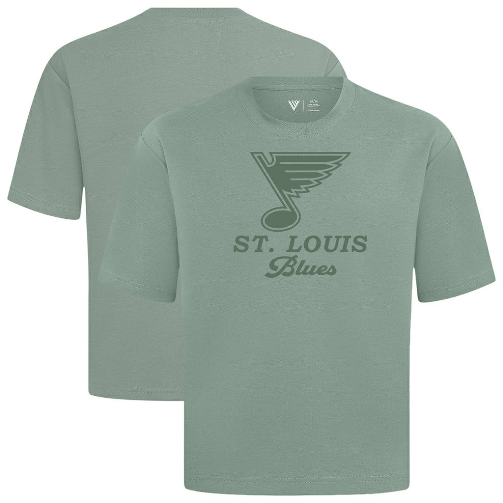 NHL Green St. Louis Blues Levelwear Shadow Surge Luxe Signature Knit T-Shirt