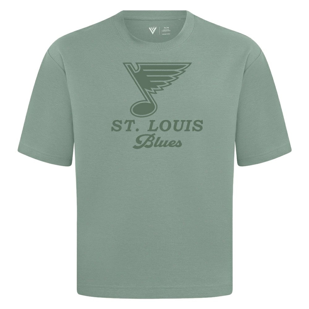 NHL Green St. Louis Blues Levelwear Shadow Surge Luxe Signature Knit T-Shirt