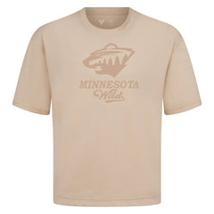 NHL Khaki Minnesota Wild Levelwear Shadow Surge Luxe Signature Knit T-Shirt