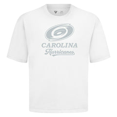 NHL White Carolina Hurricanes Levelwear Shadow Surge Luxe Signature Knit T-Shirt