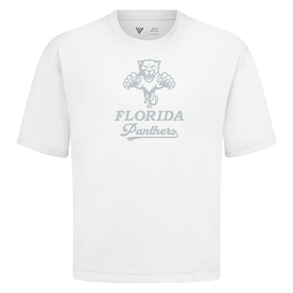 NHL White Florida Panthers Levelwear Shadow Surge Luxe Signature Knit T-Shirt