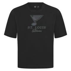 NHL Black St. Louis Blues Levelwear Shadow Surge Luxe Signature Knit T-Shirt