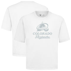 NHL White Colorado Avalanche Levelwear Shadow Surge Luxe Signature Knit T-Shirt