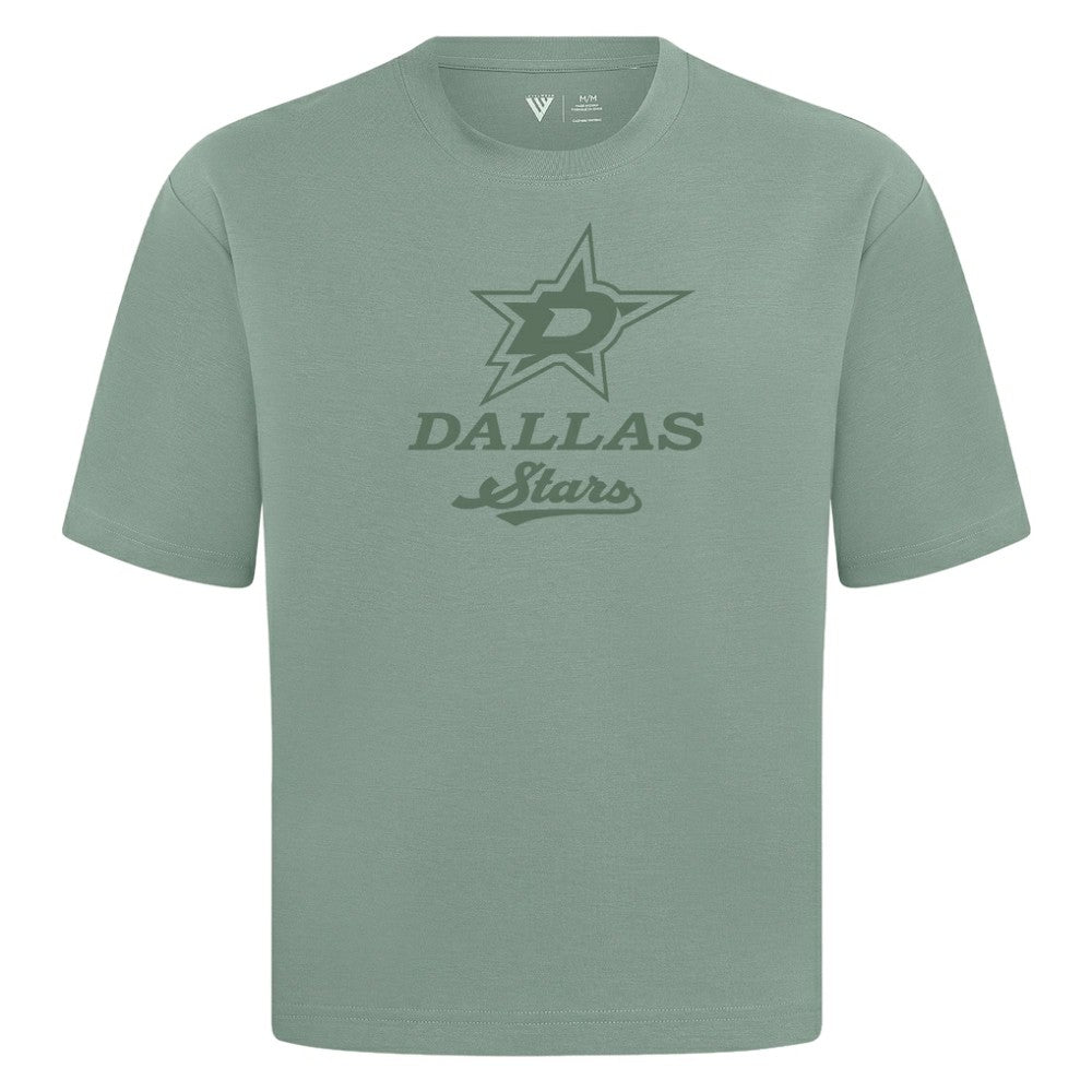 NHL Green Dallas Stars Levelwear Shadow Surge Luxe Signature Knit T-Shirt