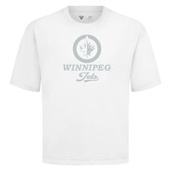 NHL White Winnipeg Jets Levelwear Shadow Surge Luxe Signature Knit T-Shirt