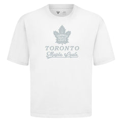 NHL White Toronto Maple Leafs Levelwear Shadow Surge Luxe Signature Knit T-Shirt