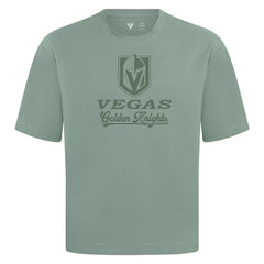 NHL Green Vegas Golden Knights Levelwear Shadow Surge Luxe Signature Knit T-Shirt
