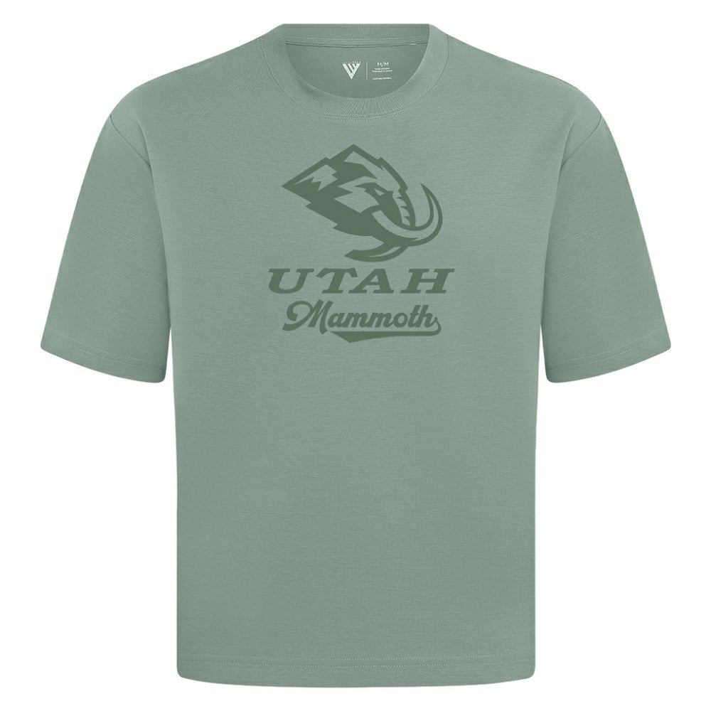 NHL Green Utah Mammoth Levelwear Shadow Surge Luxe Signature Knit T-Shirt