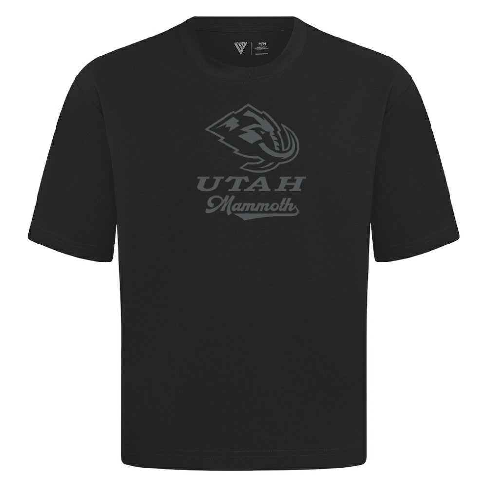 NHL Black Utah Mammoth Levelwear Shadow Surge Luxe Signature Knit T-Shirt