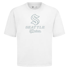 NHL White Seattle Kraken Levelwear Shadow Surge Luxe Signature Knit T-Shirt