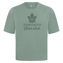 NHL Green Toronto Maple Leafs Levelwear Shadow Surge Luxe Signature Knit T-Shirt
