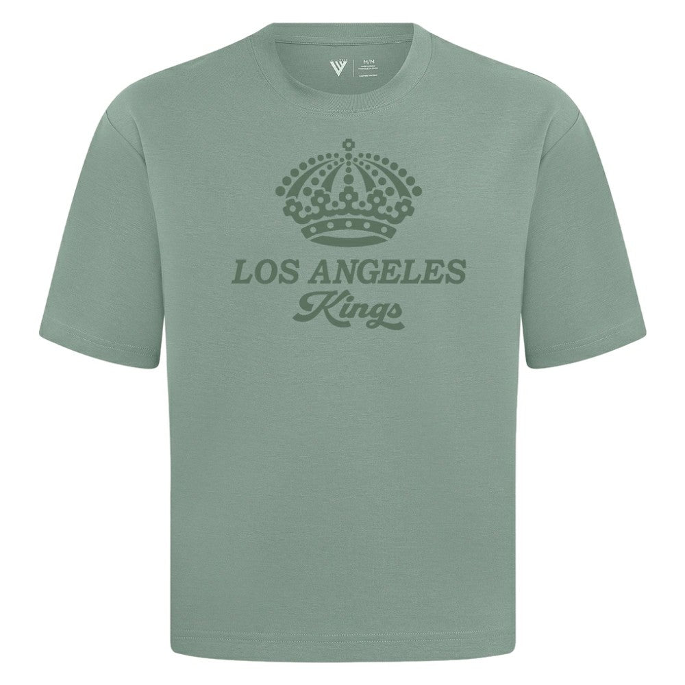 NHL Green Los Angeles Kings Levelwear Shadow Surge Luxe Signature Knit T-Shirt