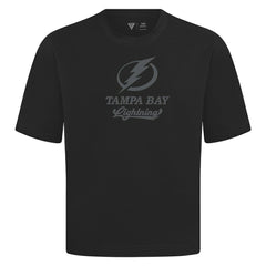 NHL Black Tampa Bay Lightning Levelwear Shadow Surge Luxe Signature Knit T-Shirt