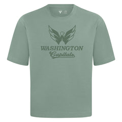 NHL Green Washington Capitals Levelwear Shadow Surge Luxe Signature Knit T-Shirt
