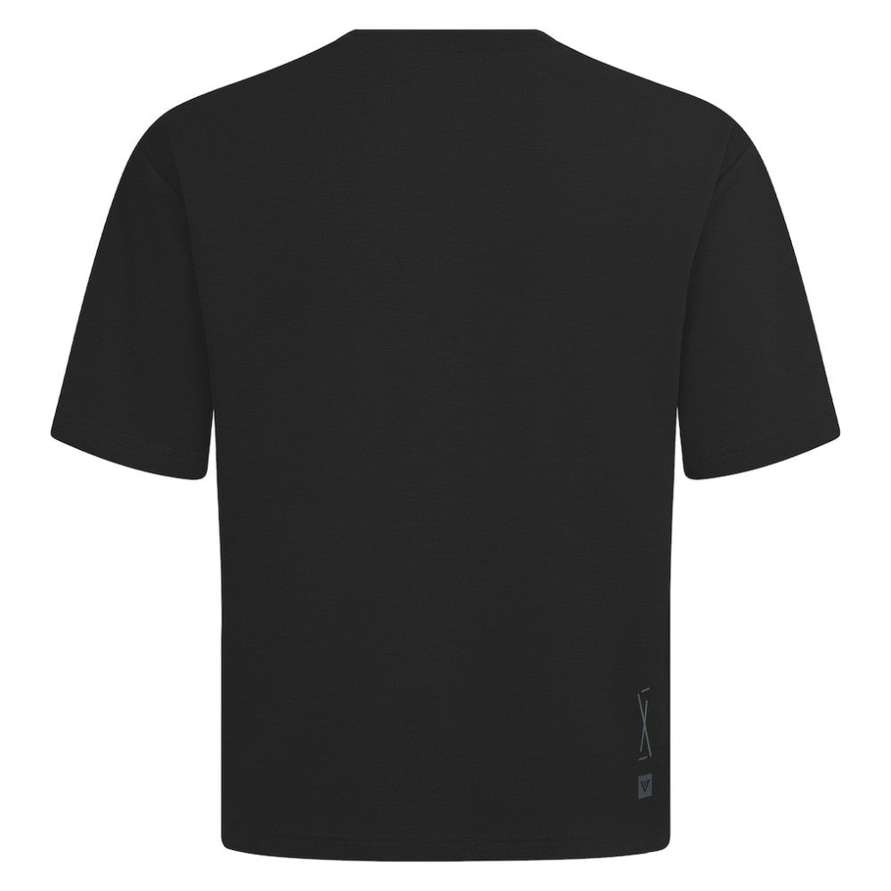 NHL Black Edmonton Oilers Levelwear Shadow Surge Luxe Signature Knit T-Shirt