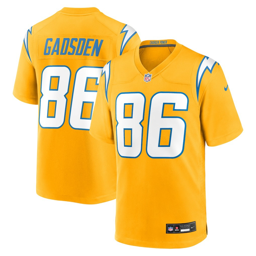 Oronde Gadsden  Alternate Charger Power Game Jersey - Los Angeles Chargers