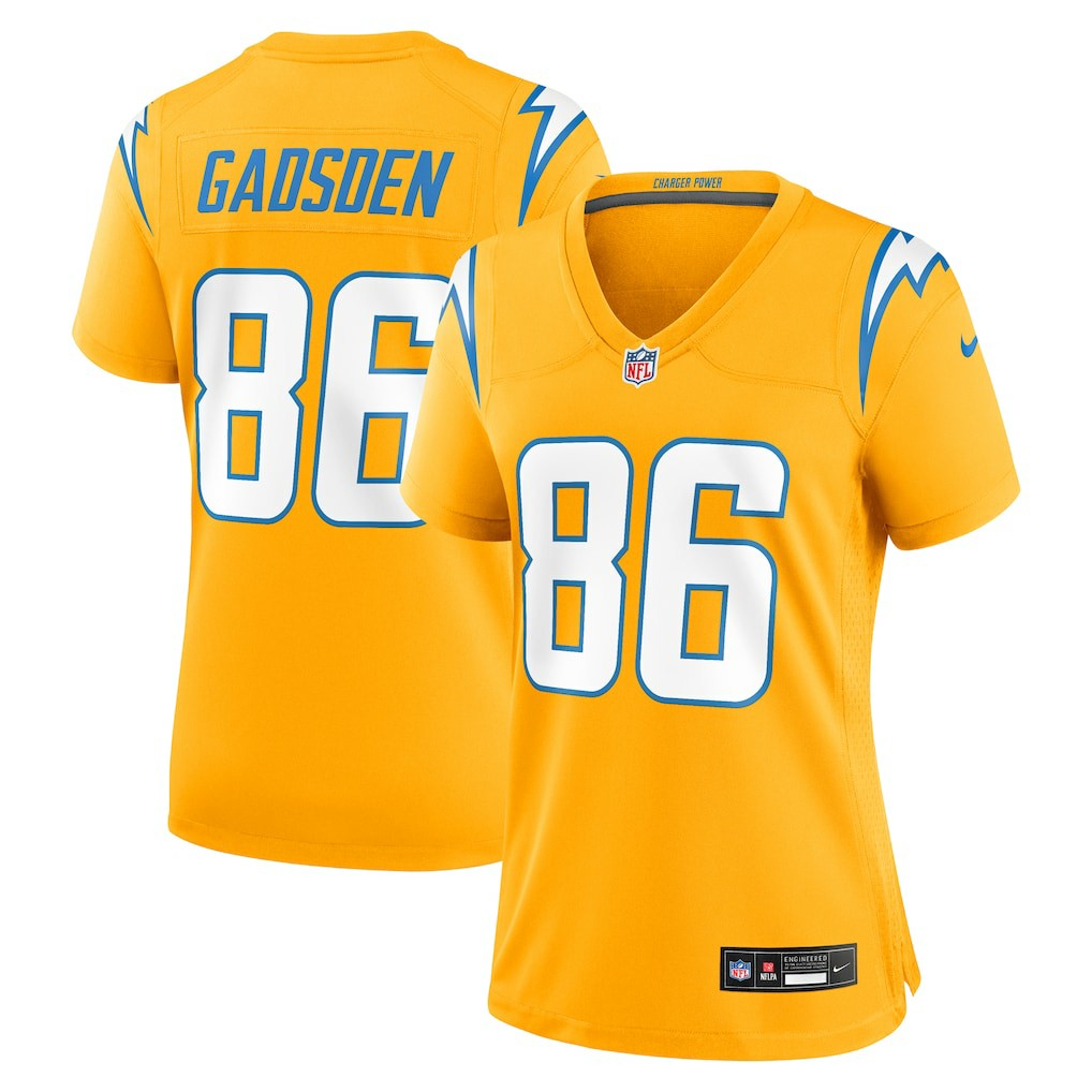 Oronde Gadsden  Women's Alternate Charger Power Game Jersey - Los Angeles Chargers