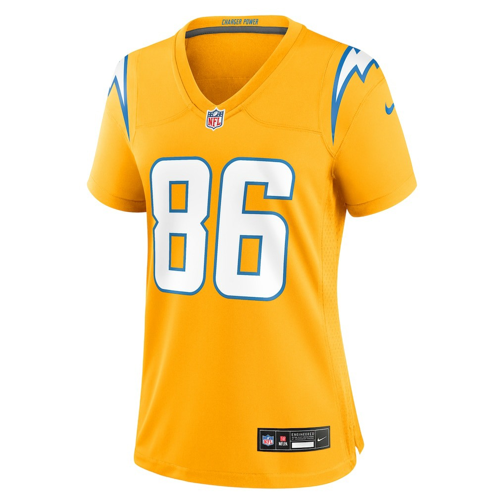 Oronde Gadsden  Women's Alternate Charger Power Game Jersey - Los Angeles Chargers