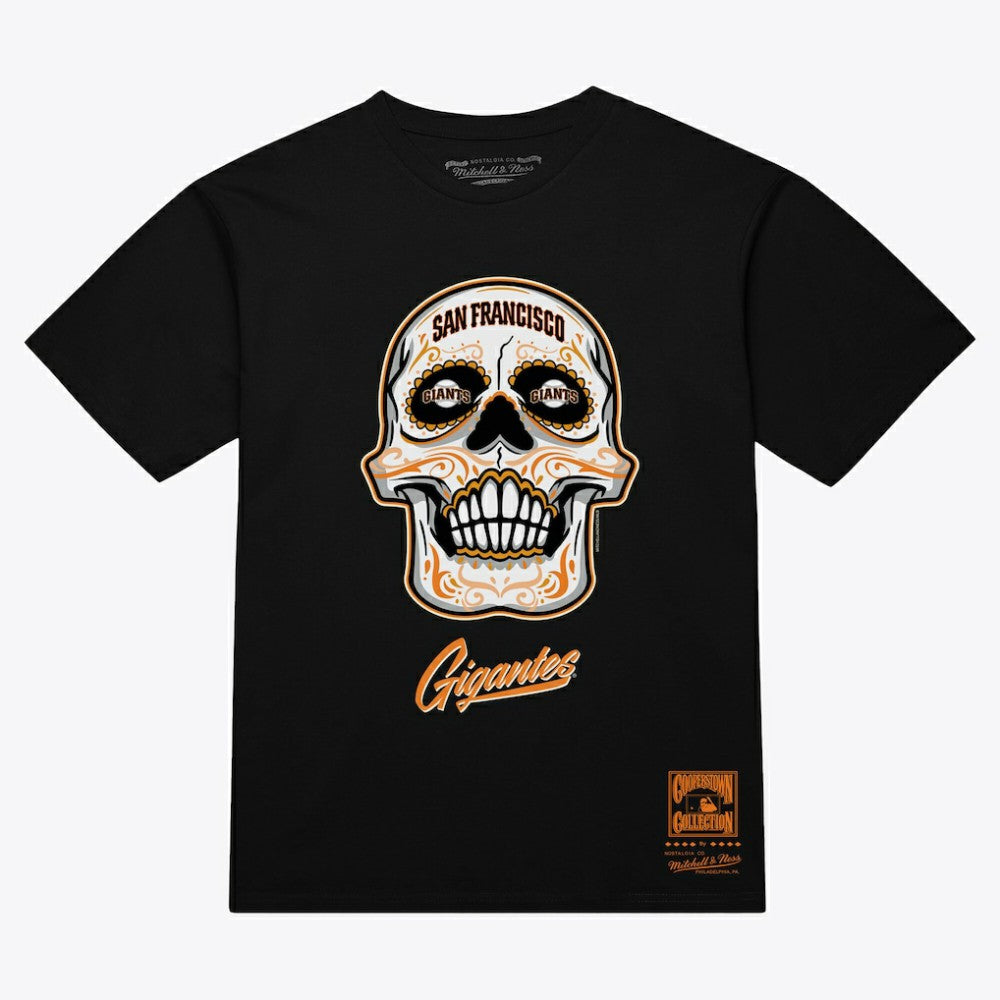 MLB San Francisco Giants Mitchell & Ness Women's Sugar Skull Boxy T-Shirt