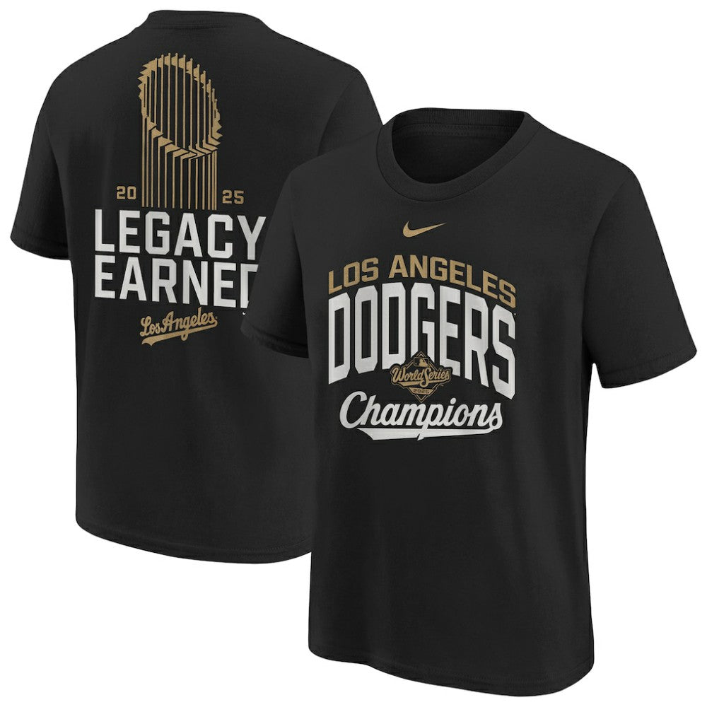 MLB Los Angeles Dodgers Nike Youth 2026 Gold Collection Legacy Earned T-Shirt