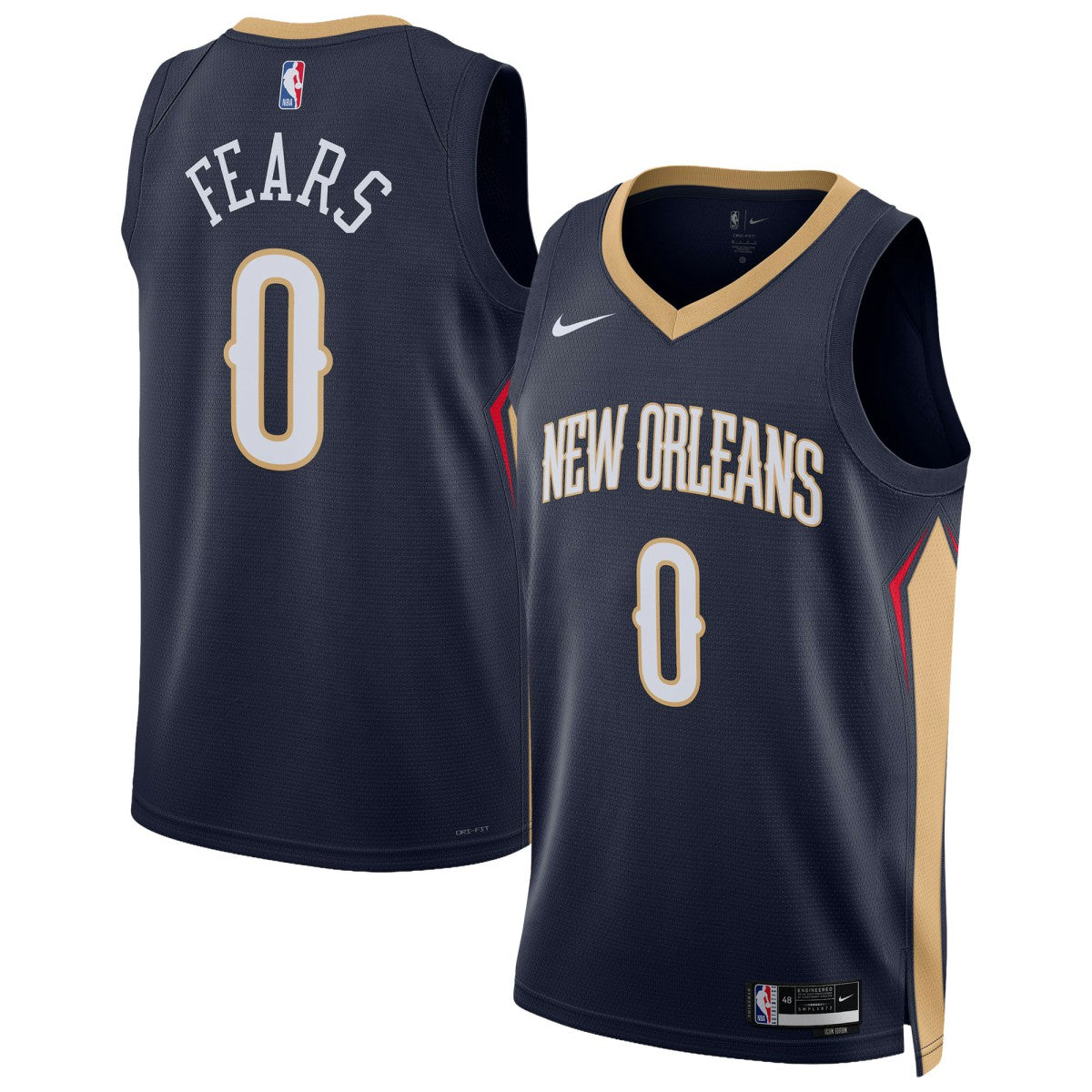 NBA Jeremiah Fears New Orleans Pelicans Unisex Swingman Jersey