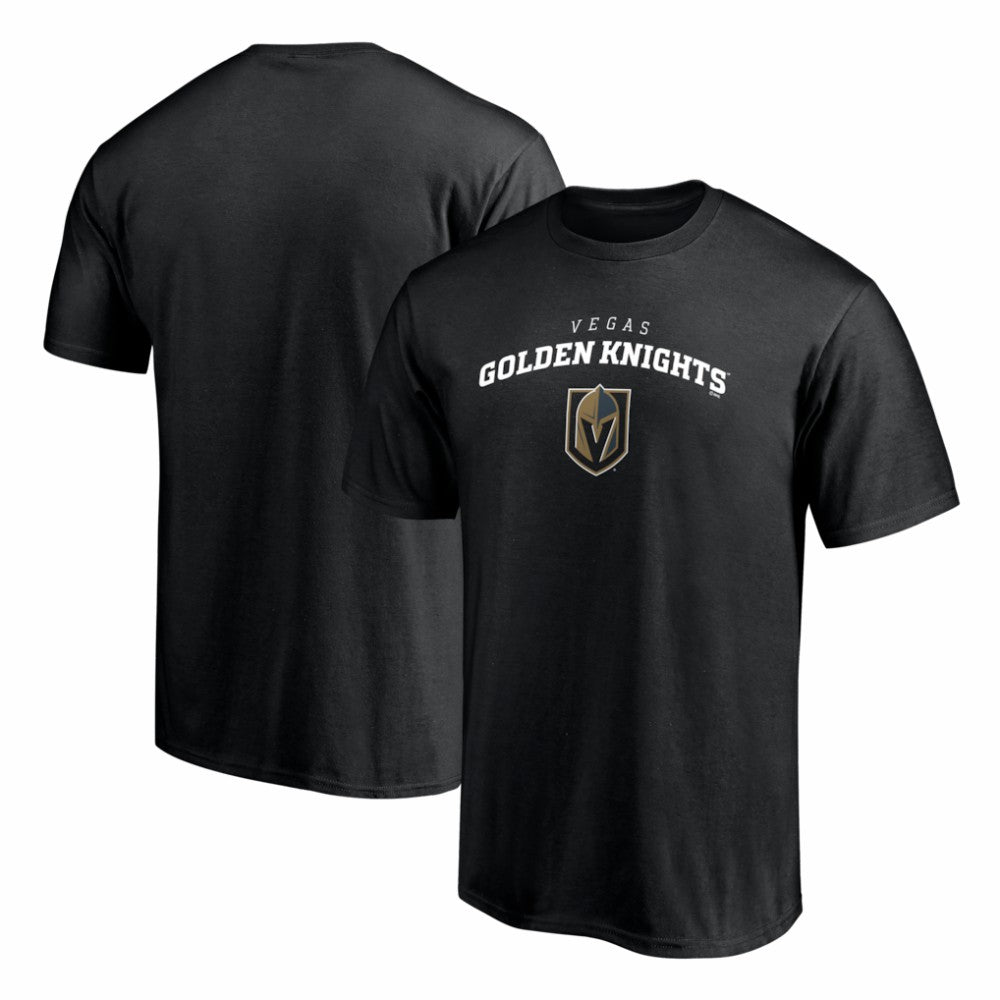 NHL Black Vegas Golden Knights Team Lockup T-Shirt