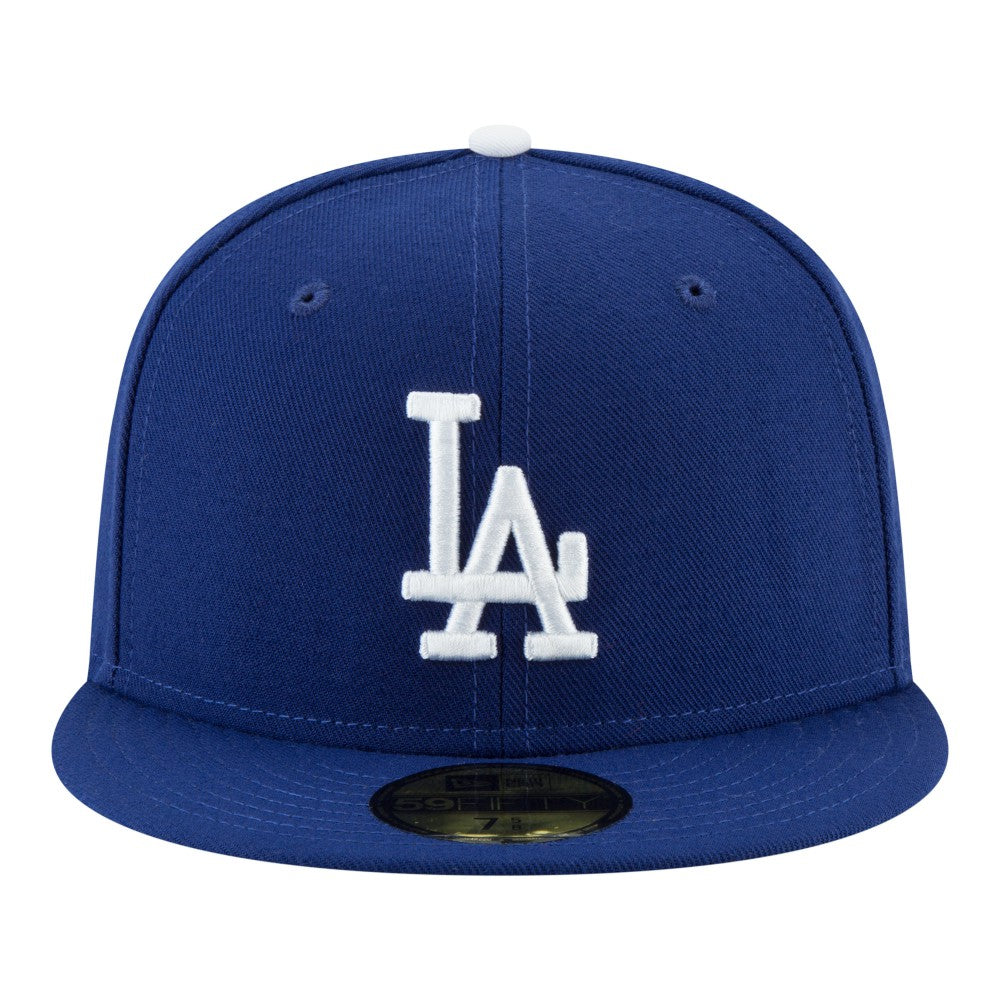 MLB Los Angeles Dodgers New Era Back-to-Back Champions Diamond Side Patch 59FIFTY Fitted Hat
