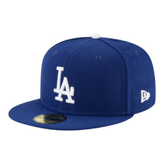 MLB Los Angeles Dodgers New Era Back-to-Back Champions Diamond Side Patch 59FIFTY Fitted Hat