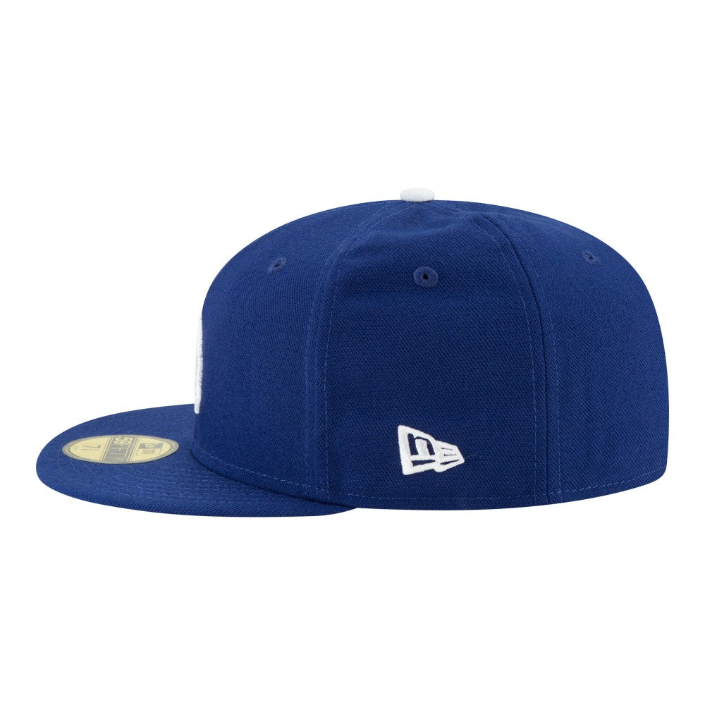 MLB Los Angeles Dodgers New Era Back-to-Back Champions Diamond Side Patch 59FIFTY Fitted Hat
