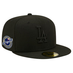 MLB Los Angeles Dodgers New Era 2024/25 Back to Back Champions Circle Side Patch Fitted 59FIFTY Hat