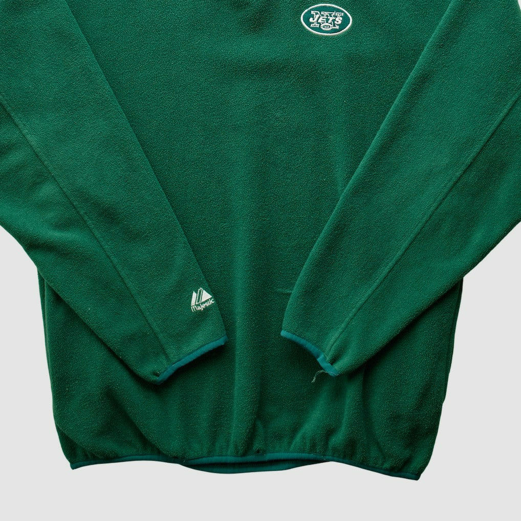Majestic 2000s 1/4 Zip Sweatshirt - New York Jets