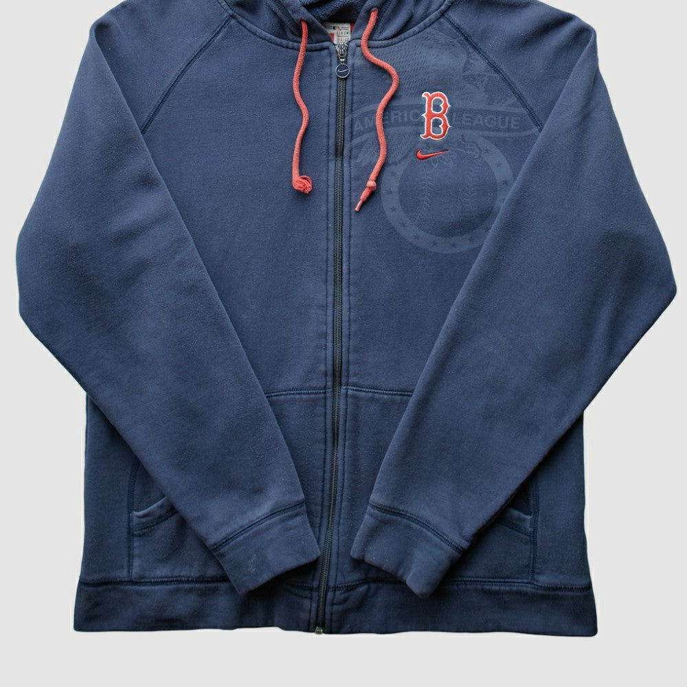 MLB Boston Red Sox Nike 2000s Hooded Full Zip Sweatshirt