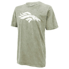 Bo Nix  Majestic Threads Mineral Wash Name & Number T-Shirt - Denver Broncos