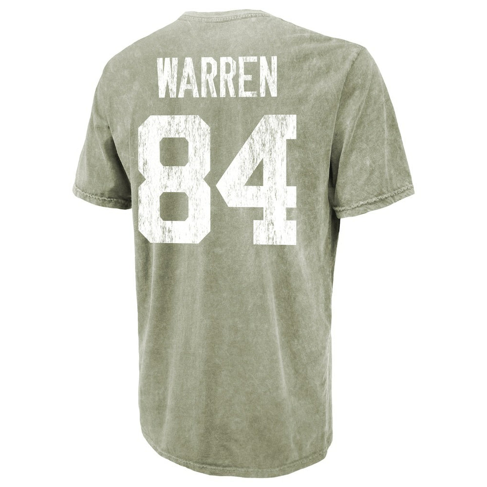Tyler Warren  Majestic Threads Mineral Wash Name & Number T-Shirt - Indianapolis Colts